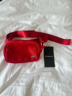 Fabletics Red Mini Belt Bag